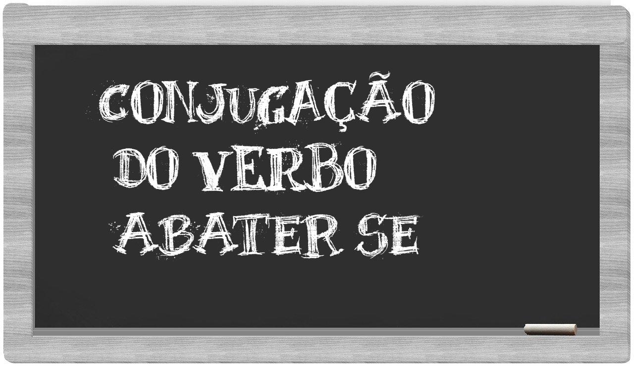 ¿abater se en sílabas?