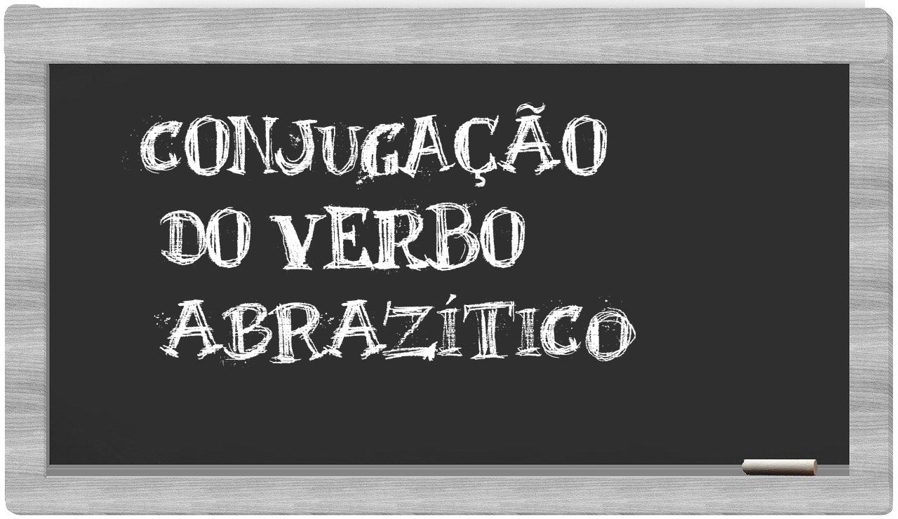 ¿abrazítico en sílabas?