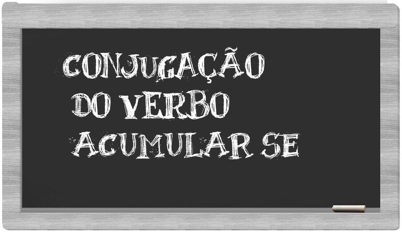 ¿acumular se en sílabas?