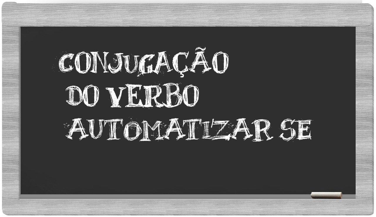 ¿automatizar se en sílabas?