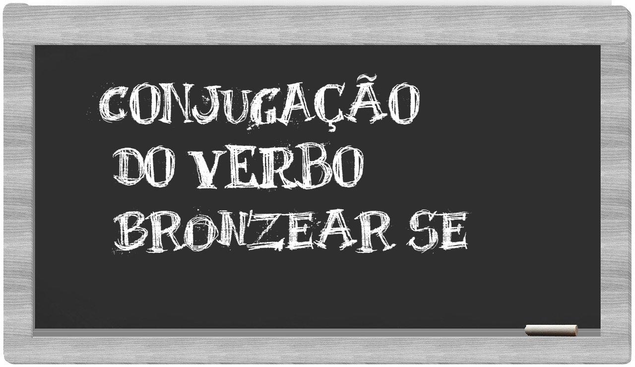 ¿bronzear se en sílabas?