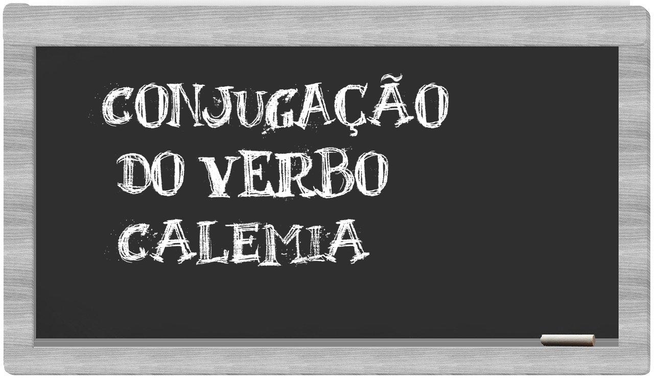 ¿calemia en sílabas?