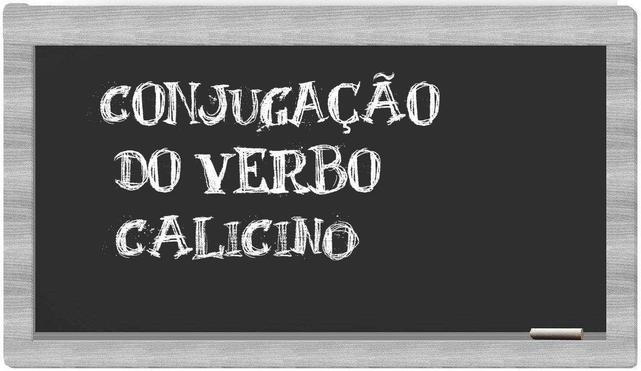 ¿calicino en sílabas?