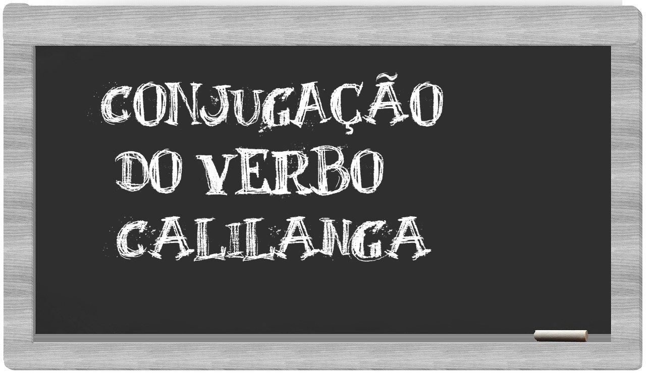 ¿calilanga en sílabas?