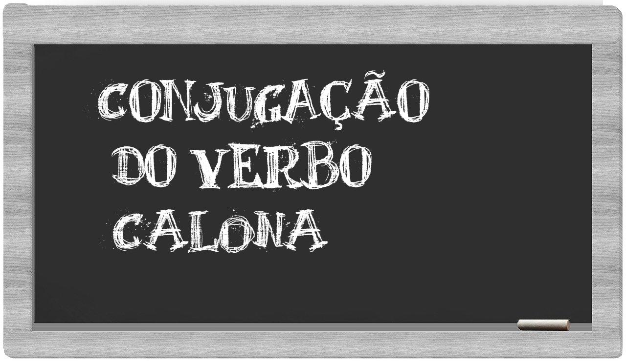 ¿calona en sílabas?