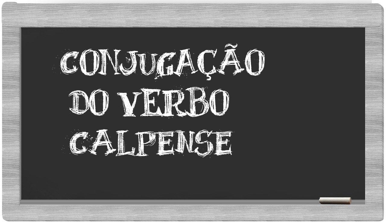 ¿calpense en sílabas?