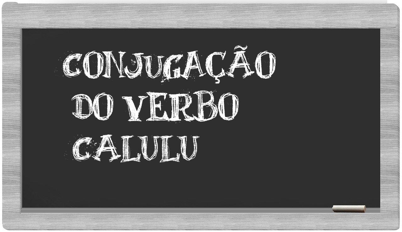 ¿calulu en sílabas?