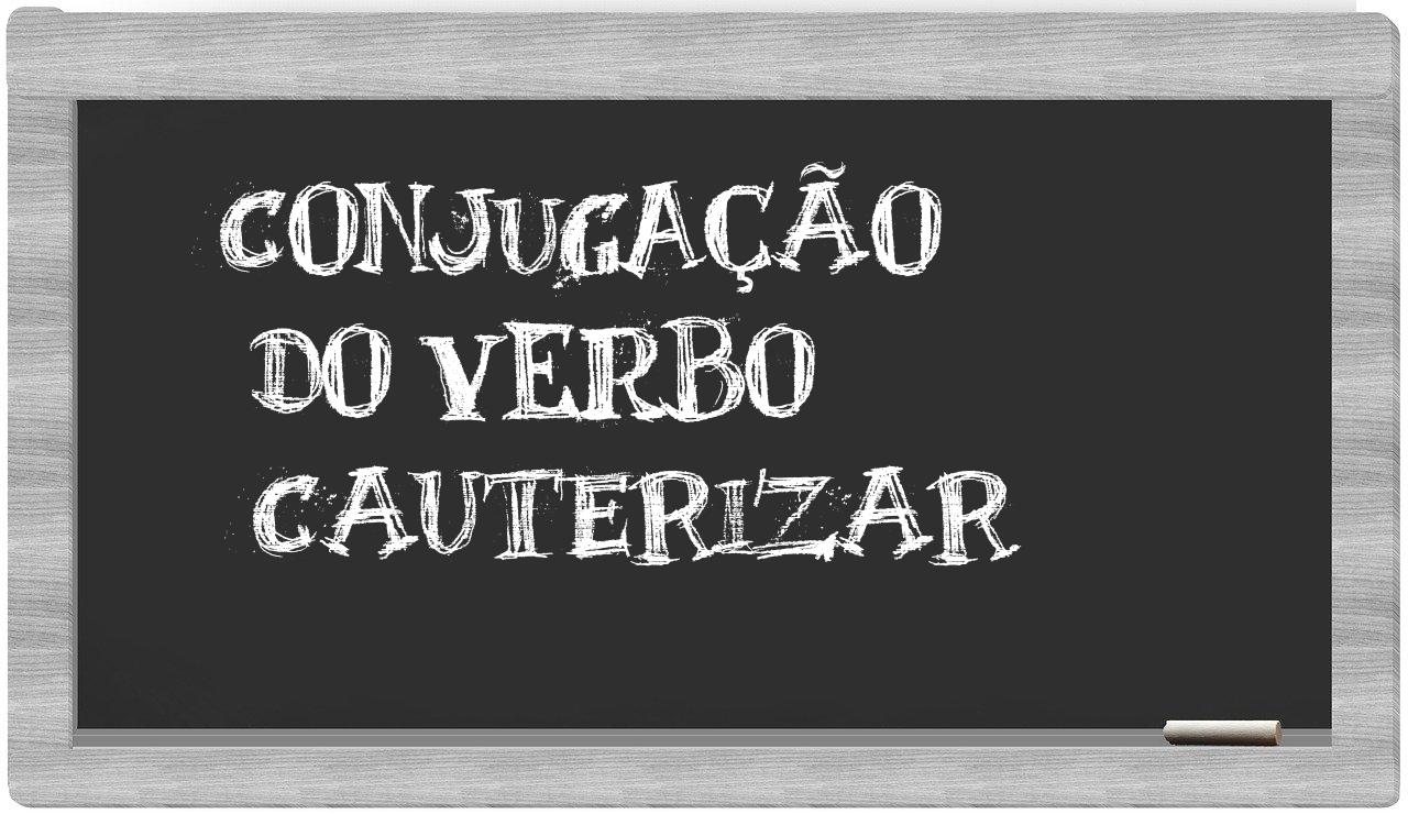 ¿cauterizar en sílabas?