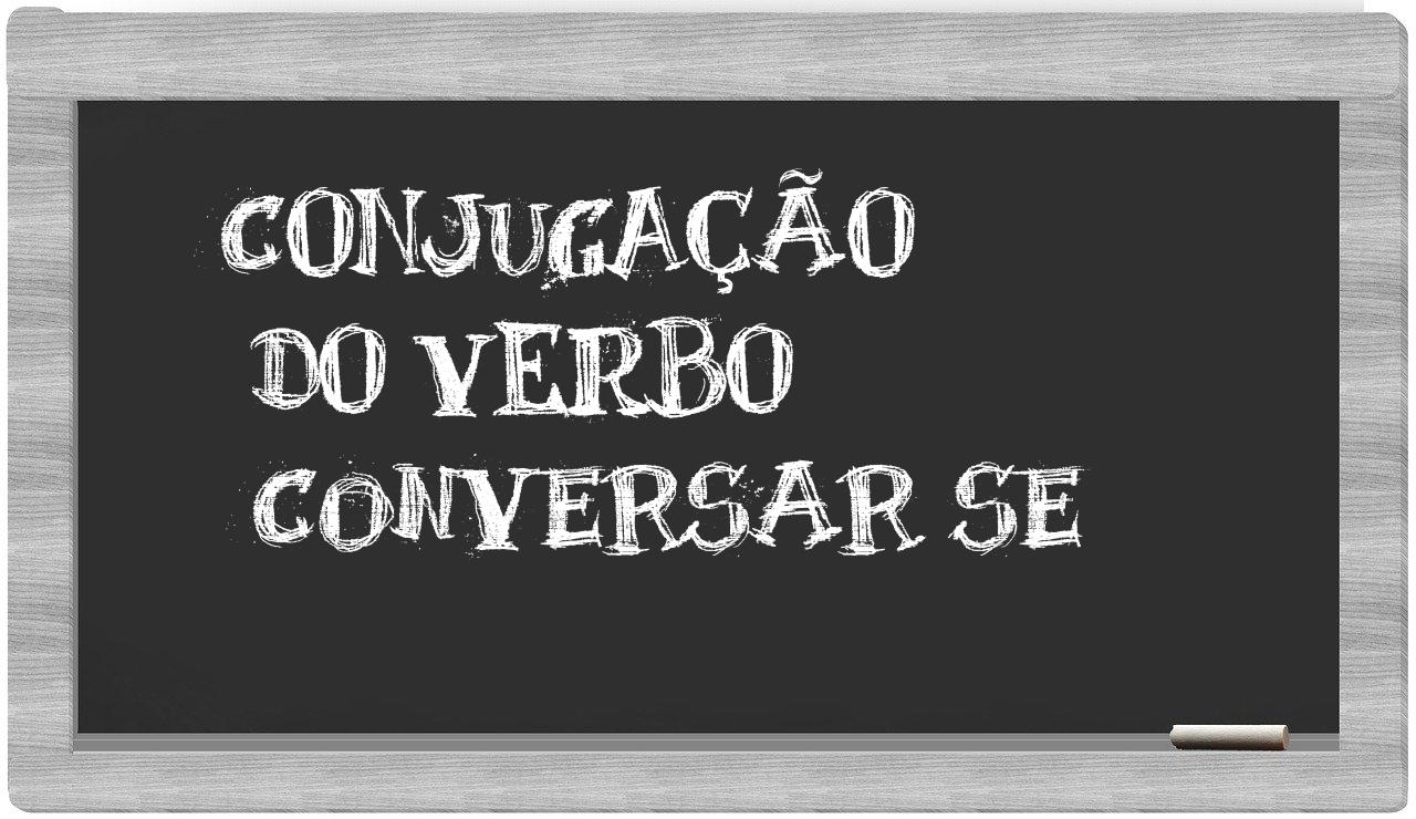 ¿conversar se en sílabas?