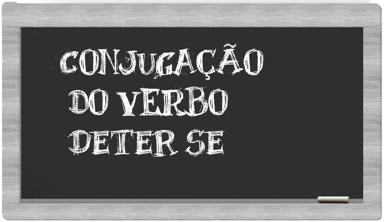 ¿deter se en sílabas?