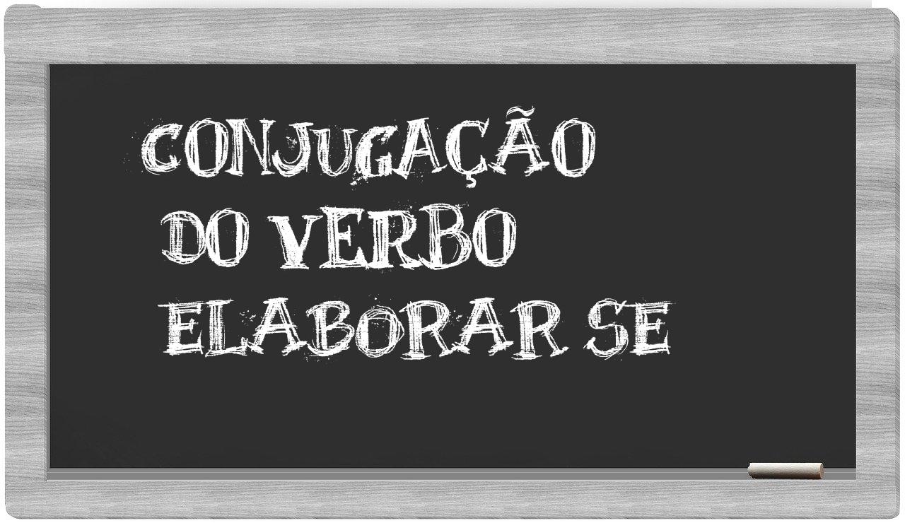 ¿elaborar se en sílabas?