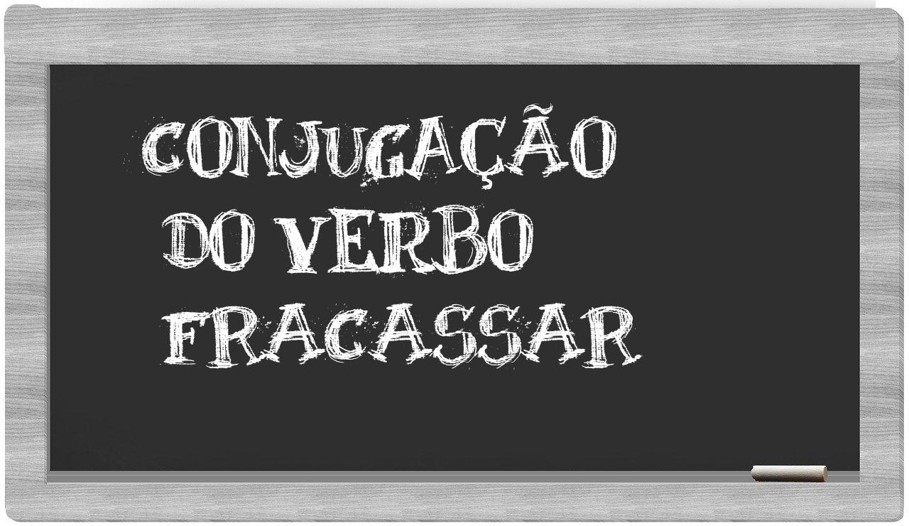 ¿fracassar en sílabas?