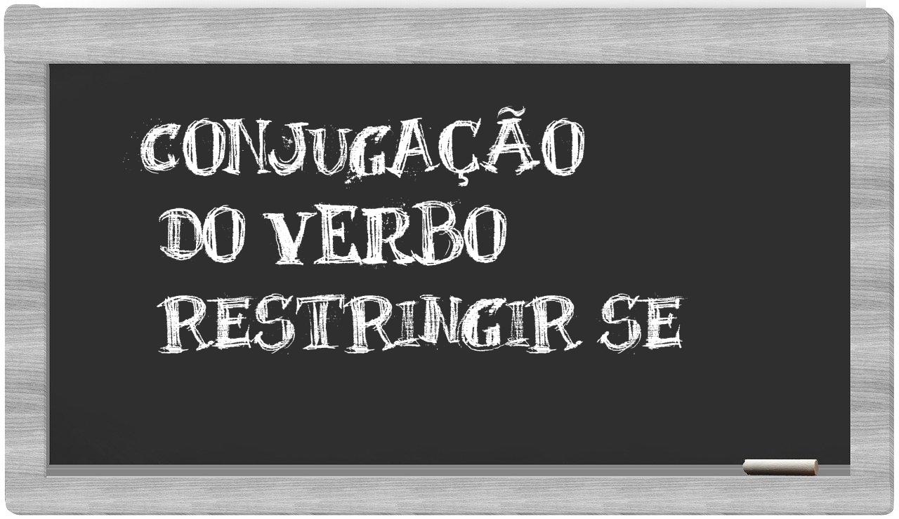 ¿restringir se en sílabas?